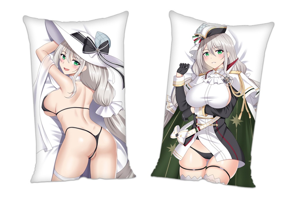 Azur Lane USS Enterprise CV 6 Anime 2Way Tricot Air Pillow With a Hole 35x55cm(13.7in x 21.6in)