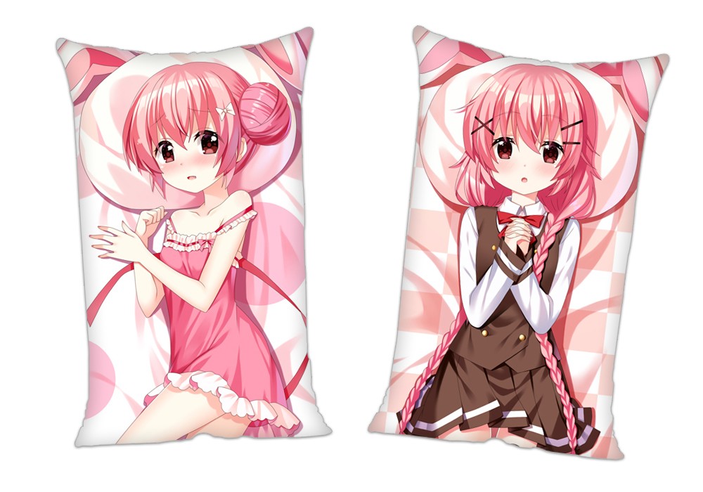 Comic Girls Moeta Kaoruko Anime 2Way Tricot Air Pillow With a Hole 35x55cm(13.7in x 21.6in)