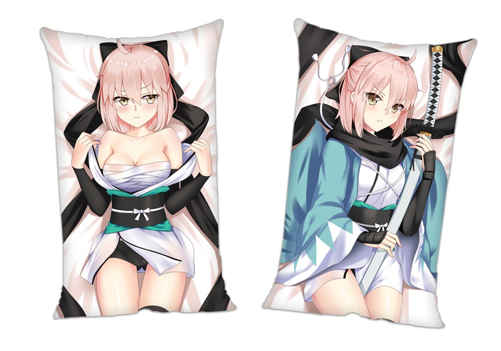 FateGrand Order FGO Okita Soji Anime 2Way Tricot Air Pillow With a Hole 35x55cm(13.7in x 21.6in)