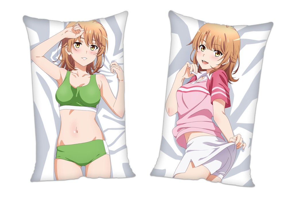 My Youth Romantic Comedy Is Wrong As I Expected Isshiki Iroha Anime 2Way Tricot Air Pillow With a Hole 35x55cm(13.7in x 21.6in)