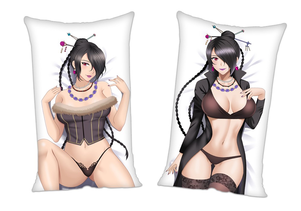 Final Fantasy Lucrecia Crescent Anime 2Way Tricot Air Pillow With a Hole 35x55cm(13.7in x 21.6in)