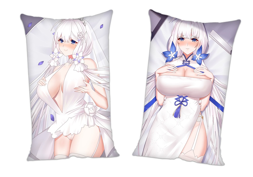 Azur Lane Royal Navy Illustrious Anime 2Way Tricot Air Pillow With a Hole 35x55cm(13.7in x 21.6in)