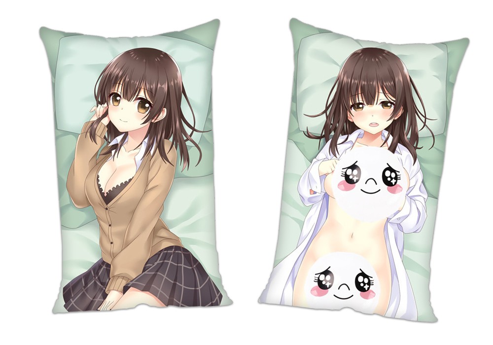 Higehiro Ogiwara Sayu Anime 2Way Tricot Air Pillow With a Hole 35x55cm(13.7in x 21.6in)
