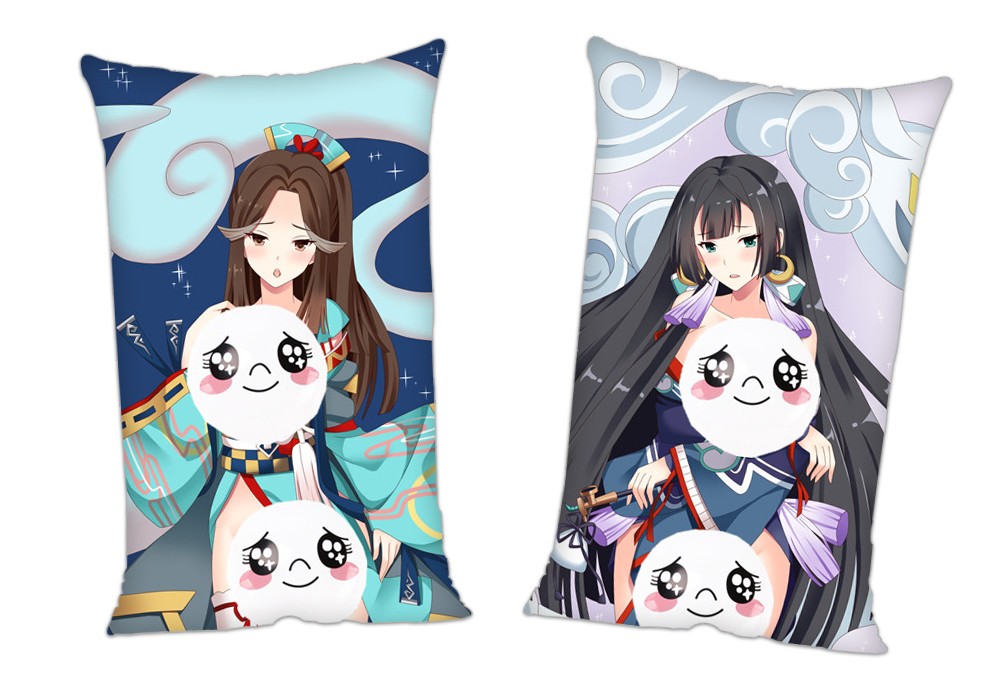 Onmyoji Enenra Anime 2Way Tricot Air Pillow With a Hole 35x55cm(13.7in x 21.6in)