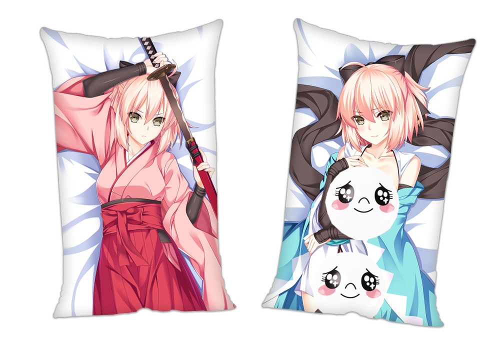 FateGrand Order FGO Okita Soji Anime 2Way Tricot Air Pillow With a Hole 35x55cm(13.7in x 21.6in)