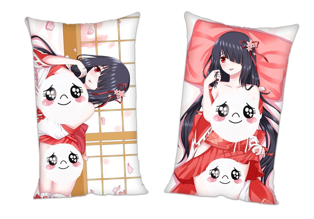 Date A Live Tokisaki Kurumi Anime 2Way Tricot Air Pillow With a Hole 35x55cm(13.7in x 21.6in)