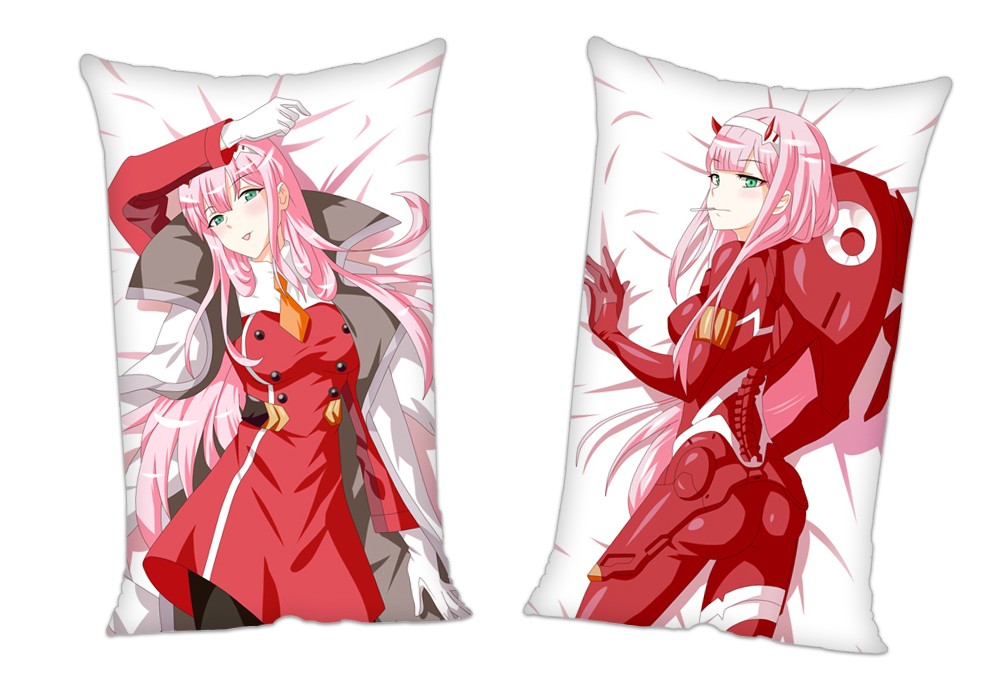 DARLING in the FRANXX ZERO TWO 002 Anime 2Way Tricot Air Pillow With a Hole 35x55cm(13.7in x 21.6in)