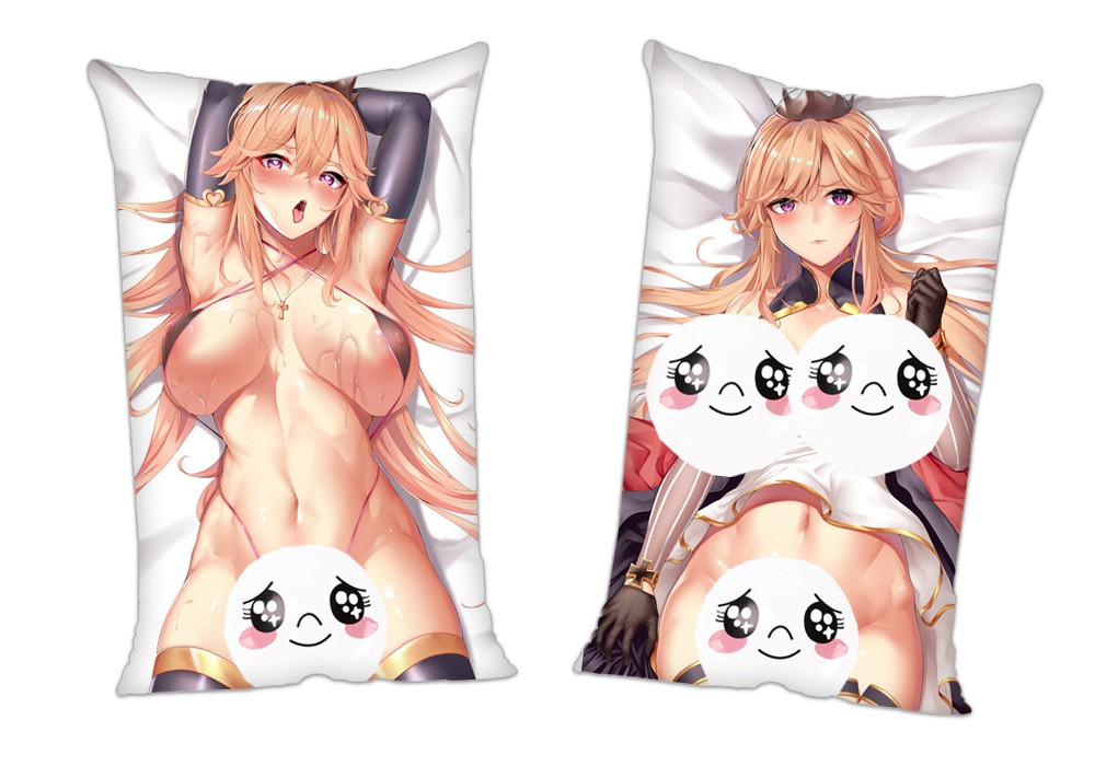 Azur Lane FFNF Richelieu Anime 2Way Tricot Air Pillow With a Hole 35x55cm(13.7in x 21.6in)