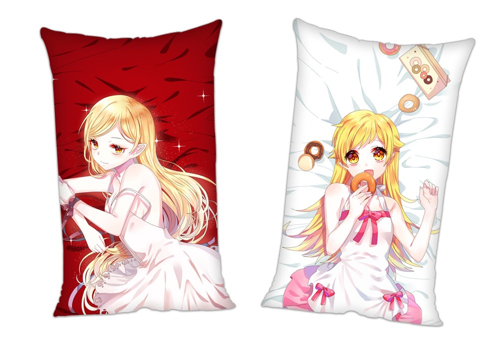 Bakemonogatari Shinobu Oshino Anime 2Way Tricot Air Pillow With a Hole 35x55cm(13.7in x 21.6in)