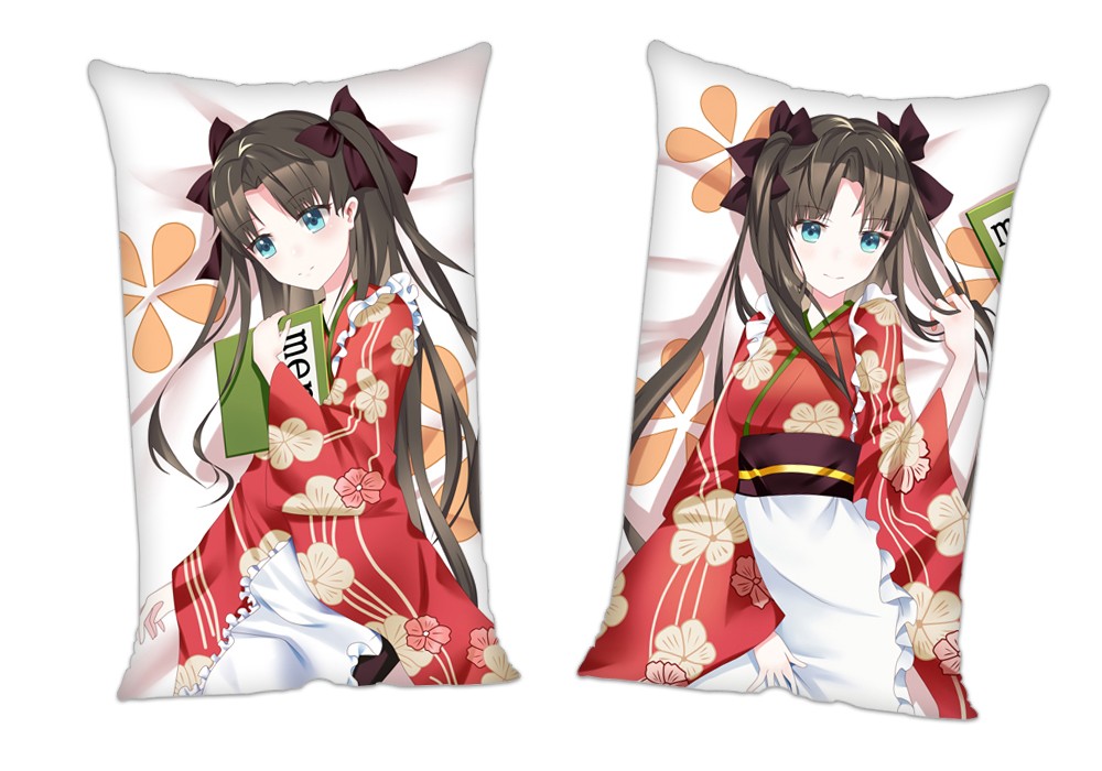 Fatestay night Rin Tohsaka Anime 2Way Tricot Air Pillow With a Hole 35x55cm(13.7in x 21.6in)