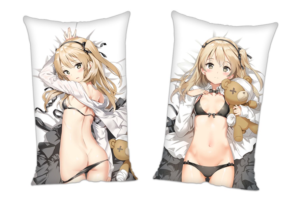 GIRLS und PANZER Anime 2Way Tricot Air Pillow With a Hole 35x55cm(13.7in x 21.6in)