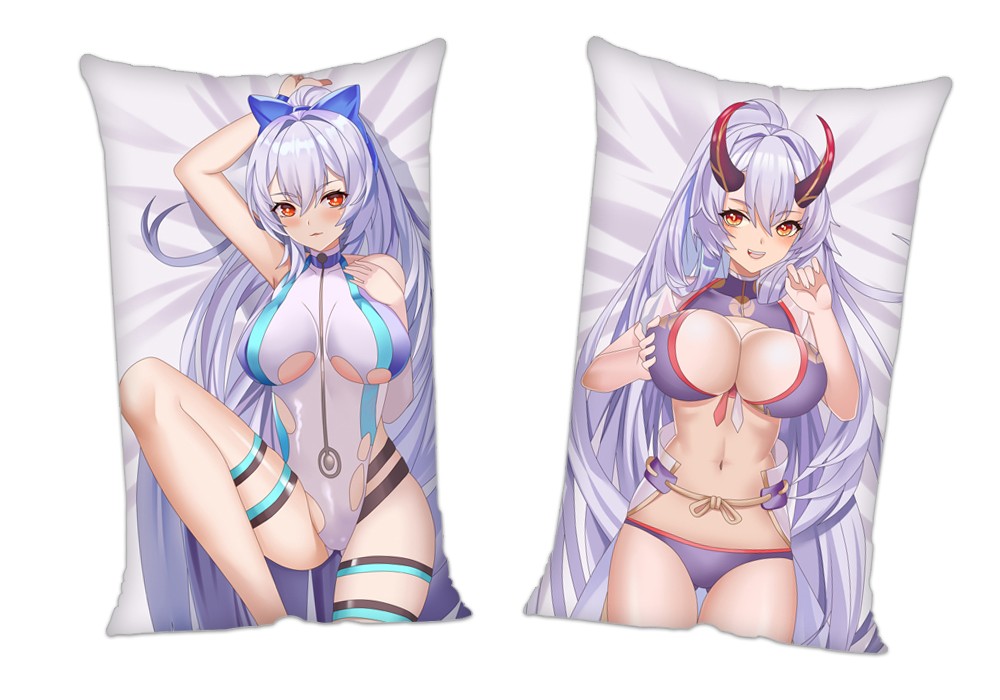 FateGrand Order FGO Tomoe Gozen Anime 2Way Tricot Air Pillow With a Hole 35x55cm(13.7in x 21.6in)