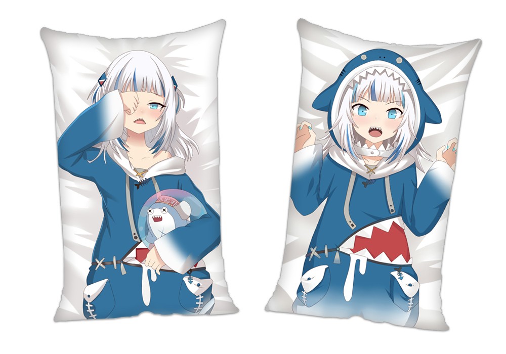 Virtual Youtuber Gawr Gura Anime 2Way Tricot Air Pillow With a Hole ...