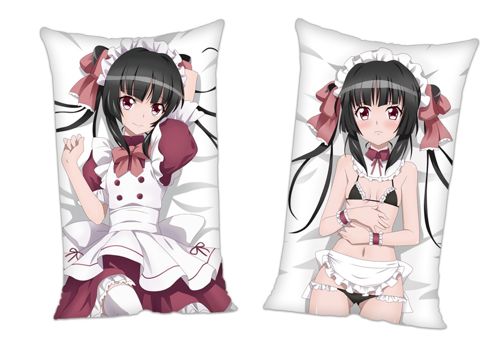 Symphogear Tsuku yomi Shirabe Anime 2Way Tricot Air Pillow With a Hole 35x55cm(13.7in x 21.6in)