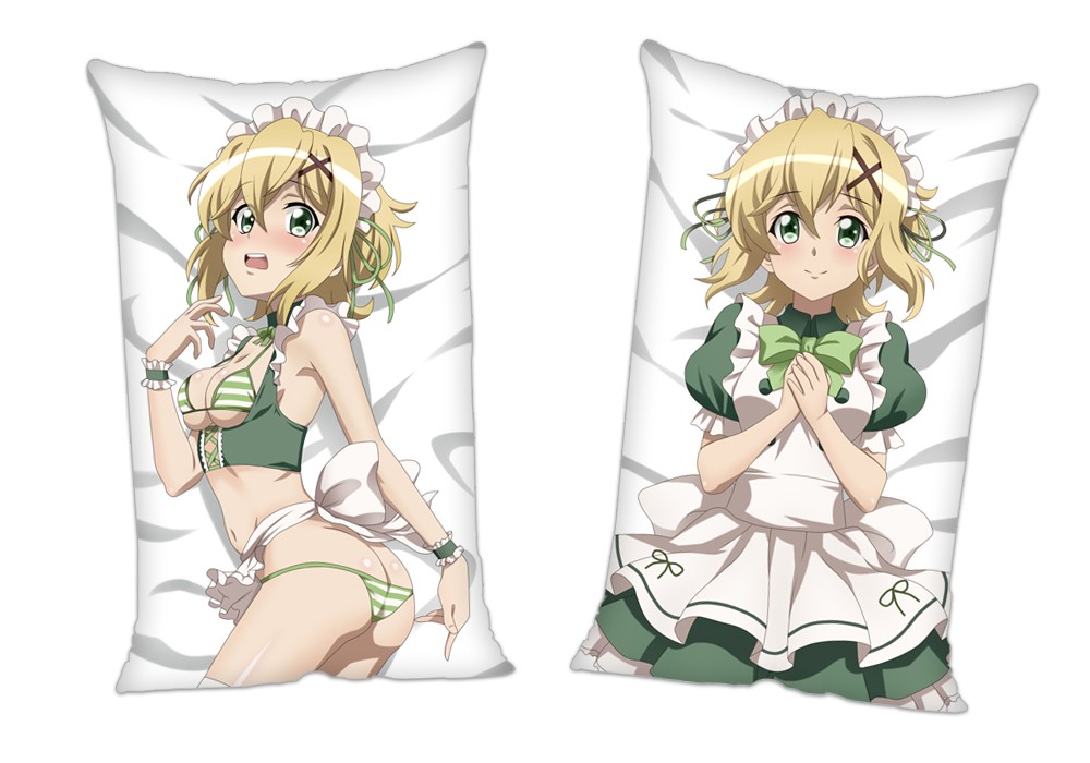 Symphogear Kirika Akatsuki Anime 2Way Tricot Air Pillow With a Hole 35x55cm(13.7in x 21.6in)