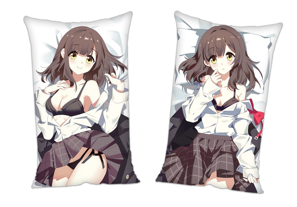 Higehiro Ogiwara Sayu Anime 2Way Tricot Air Pillow With a Hole 35x55cm(13.7in x 21.6in)