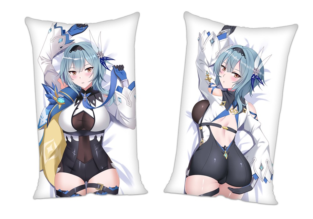 Genshin Impact Eula Anime 2Way Tricot Air Pillow With a Hole 35x55cm(13.7in x 21.6in)