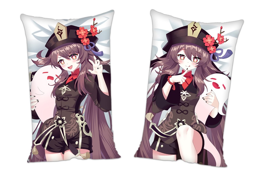 Genshin Impact Hutao Anime 2Way Tricot Air Pillow With a Hole 35x55cm(13.7in x 21.6in)