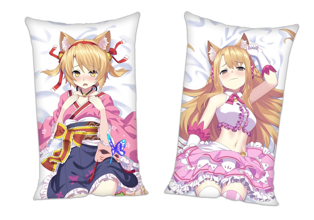 Virtual Youtuber Anime 2Way Tricot Air Pillow With a Hole 35x55cm(13.7in x 21.6in)