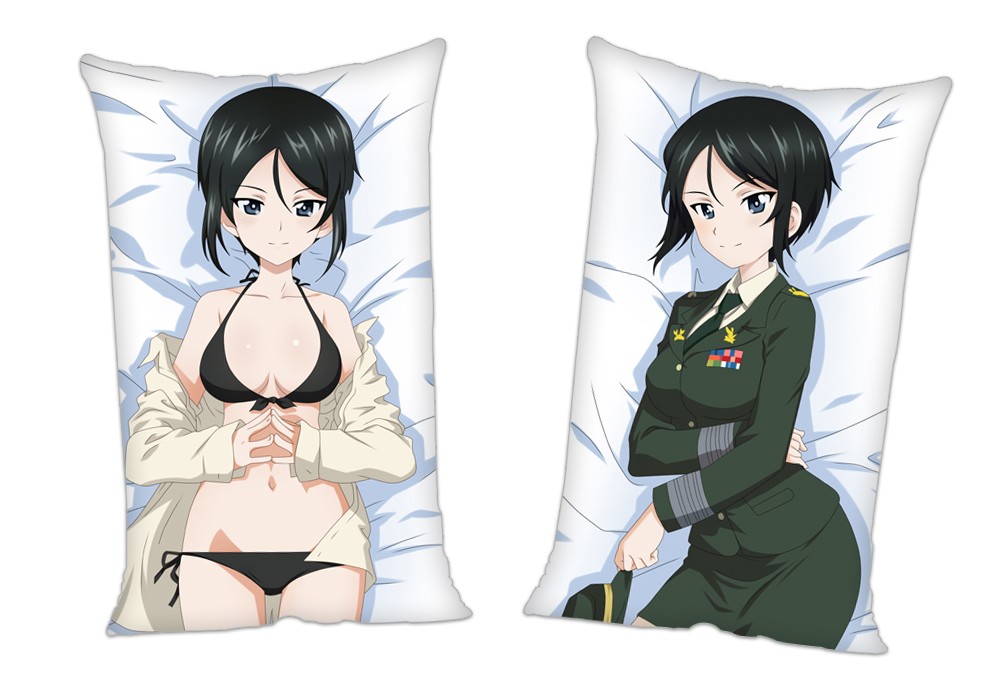 Girls und Panzer Rumi Anime 2Way Tricot Air Pillow With a Hole 35x55cm(13.7in x 21.6in)