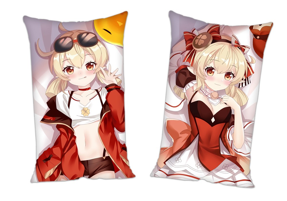 Genshin Impact Klee Anime 2Way Tricot Air Pillow With a Hole 35x55cm(13.7in x 21.6in)