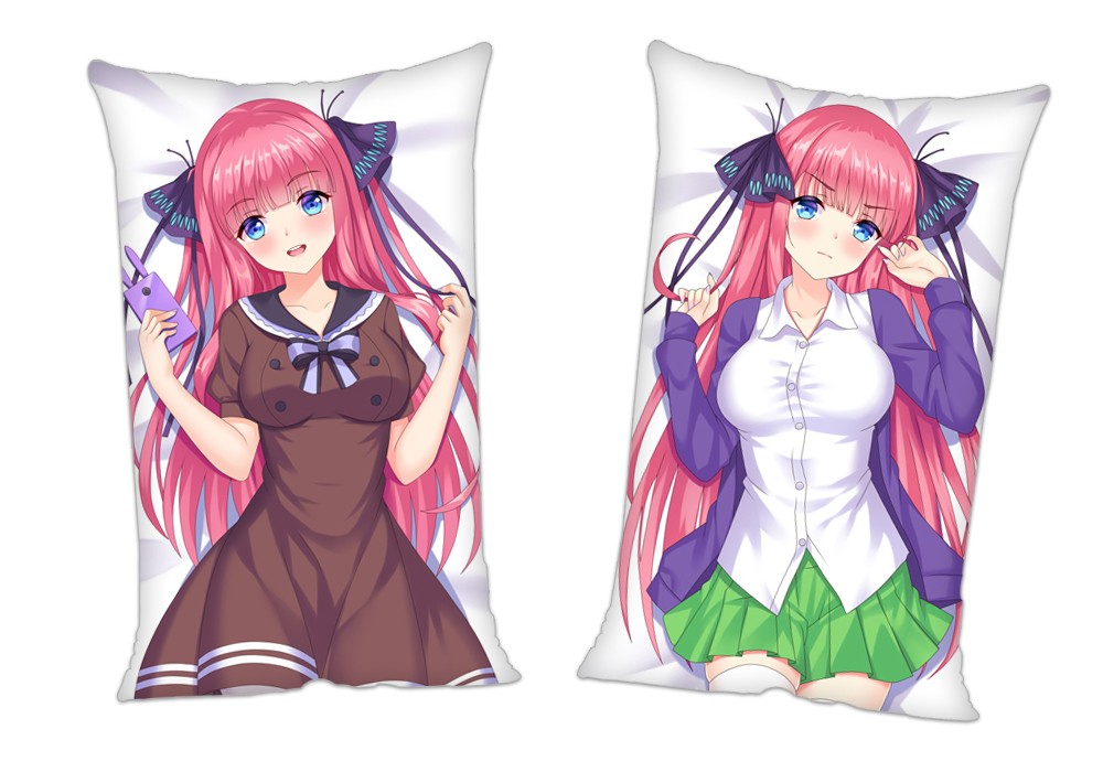 The Quintessential Quintuplets Nakano Nino Anime 2Way Tricot Air Pillow With a Hole 35x55cm(13.7in x 21.6in)