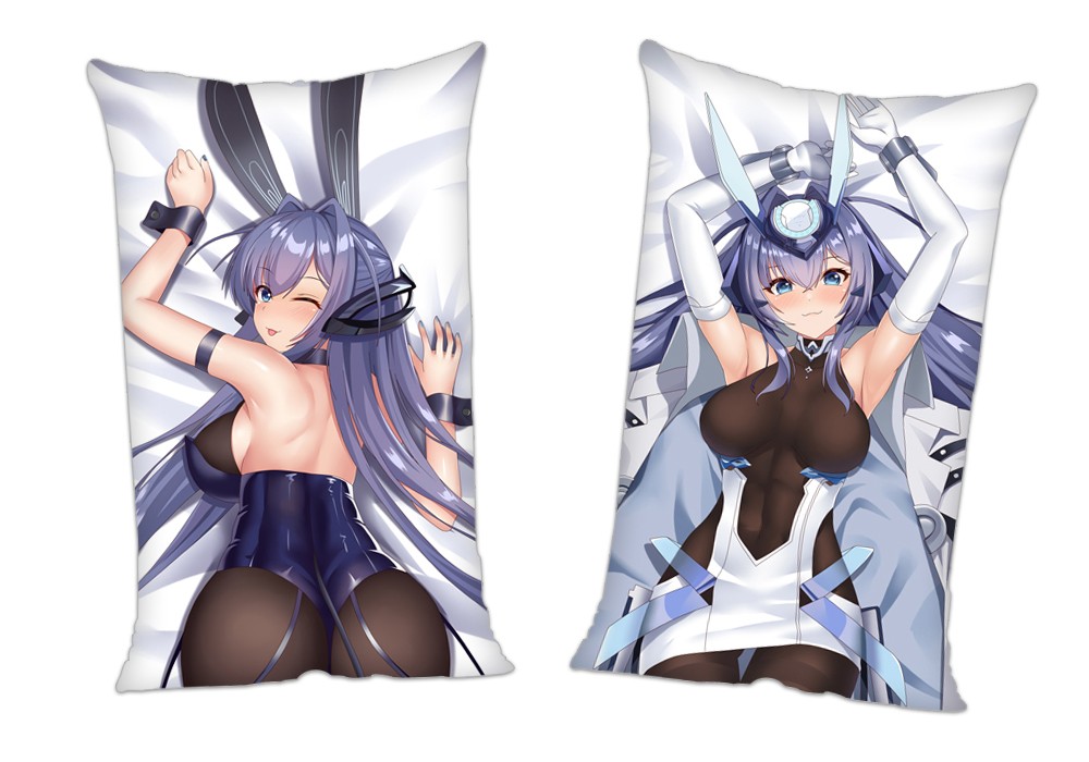 Azur Lane NEW JERSEY Anime 2Way Tricot Air Pillow With a Hole 35x55cm(13.7in x 21.6in)