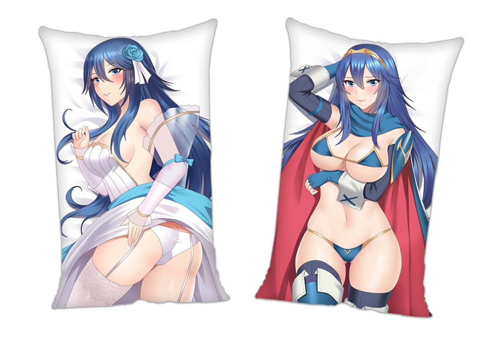 Fire Emblem Lucina Anime 2Way Tricot Air Pillow With a Hole 35x55cm(13.7in x 21.6in)