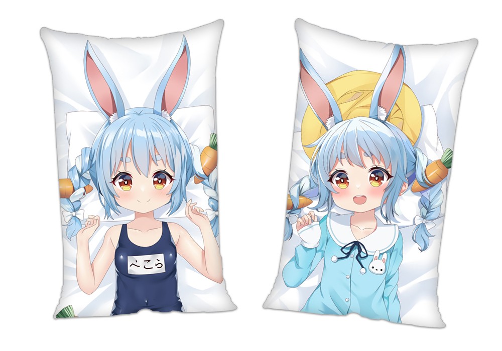 Virtual Youtuber Usada Pekora Anime 2Way Tricot Air Pillow With a Hole 35x55cm(13.7in x 21.6in)