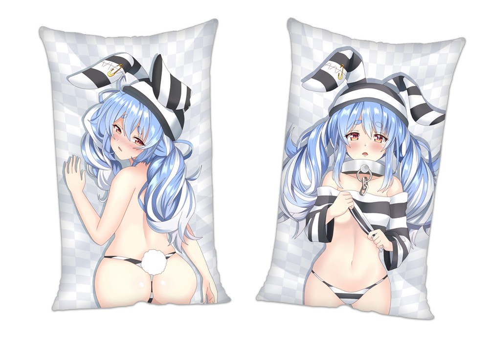 Virtual Youtuber Usada Pekora Anime 2Way Tricot Air Pillow With a Hole 35x55cm(13.7in x 21.6in)