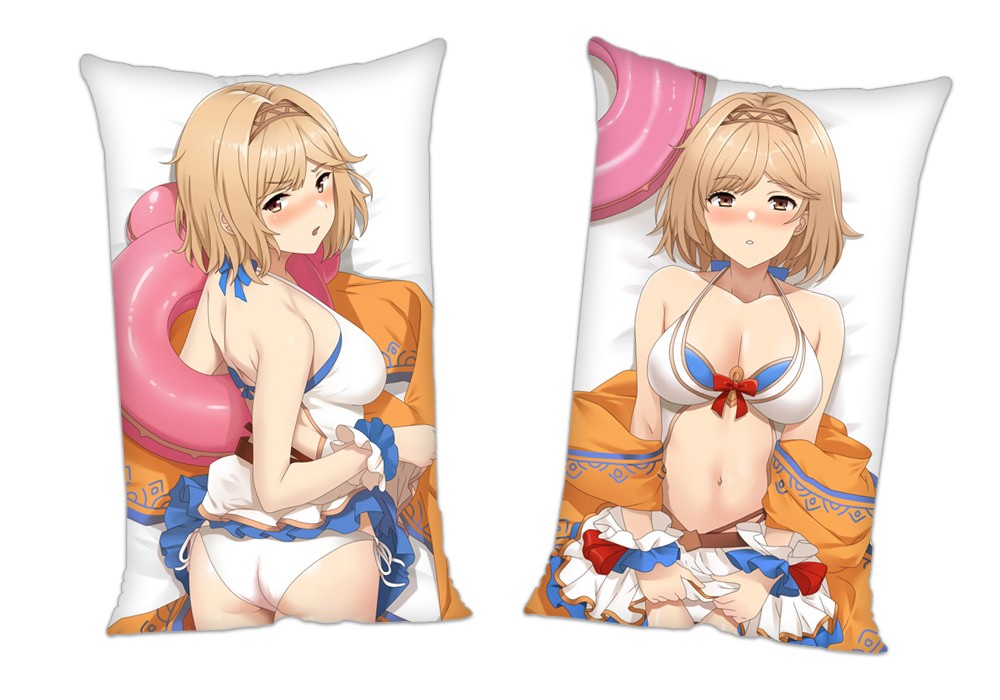 Granblue Fantasy Kida Anime 2Way Tricot Air Pillow With a Hole 35x55cm(13.7in x 21.6in)