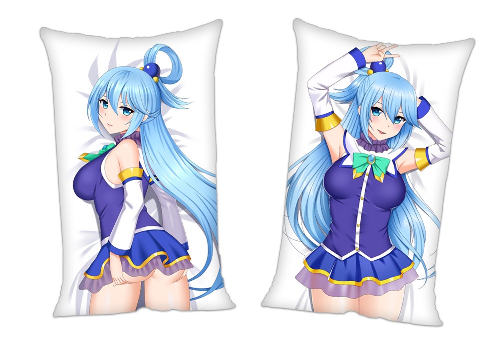 KonoSuba God s Blessing on This Wonderful World Aqua Anime 2Way Tricot Air Pillow With a Hole 35x55cm(13.7in x 21.6in)