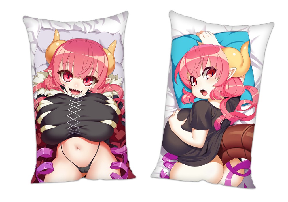 Miss Kobayashi s Dragon Maid Iruru Anime 2Way Tricot Air Pillow With a Hole 35x55cm(13.7in x 21.6in)