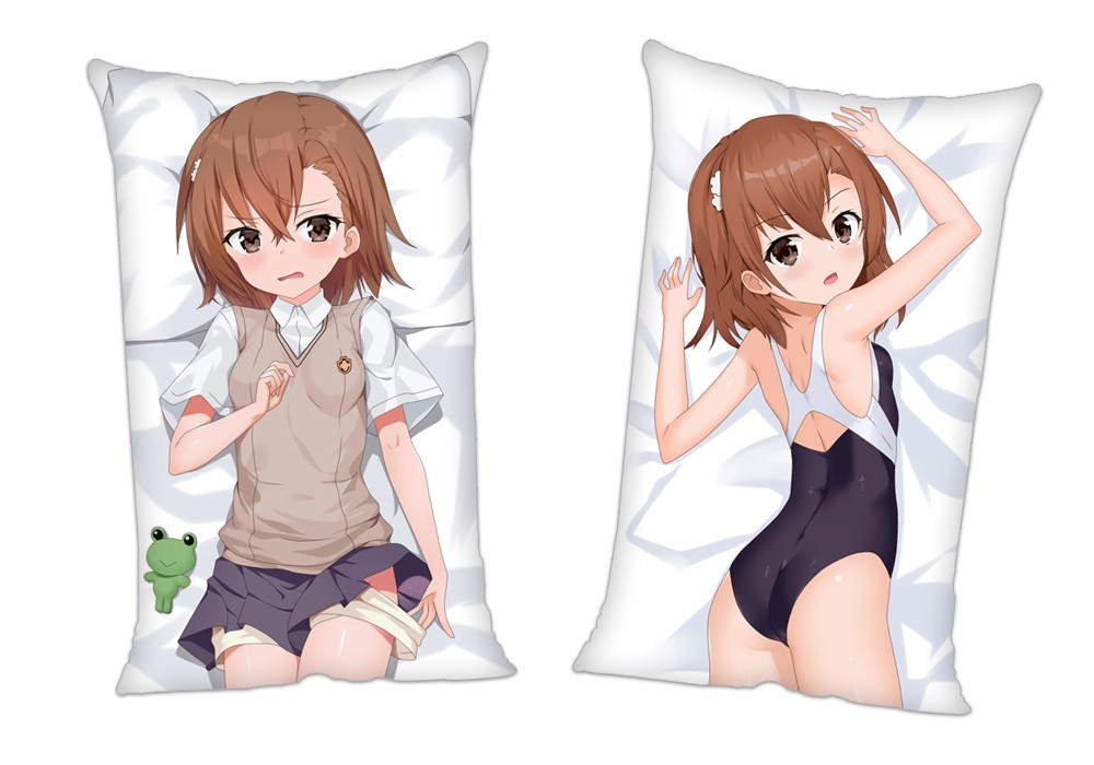 A Certain Magical Index Mikoto Misaka Anime 2Way Tricot Air Pillow With a Hole 35x55cm(13.7in x 21.6in)
