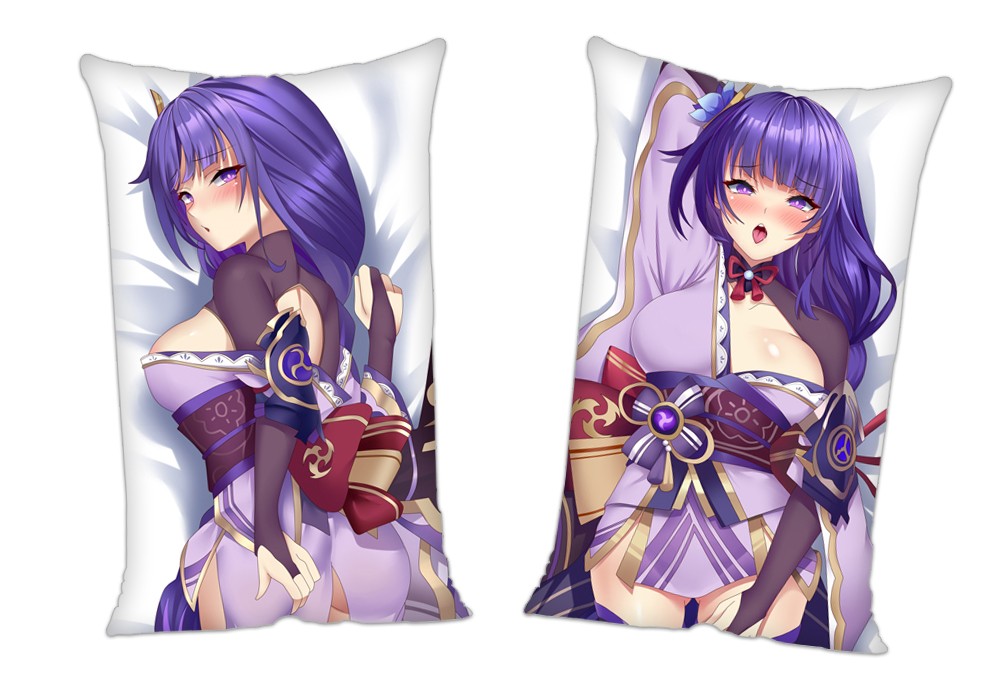 Genshin Impact Baal Anime 2Way Tricot Air Pillow With a Hole 35x55cm(13.7in x 21.6in)