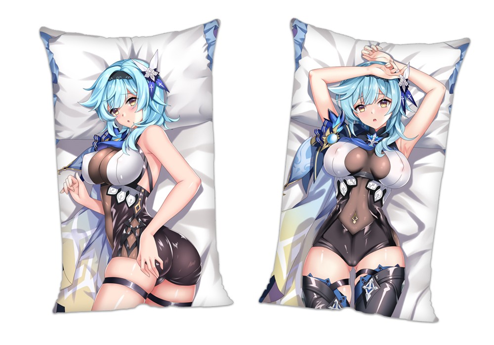 Genshin Impact Eula Anime 2Way Tricot Air Pillow With a Hole 35x55cm(13.7in x 21.6in)