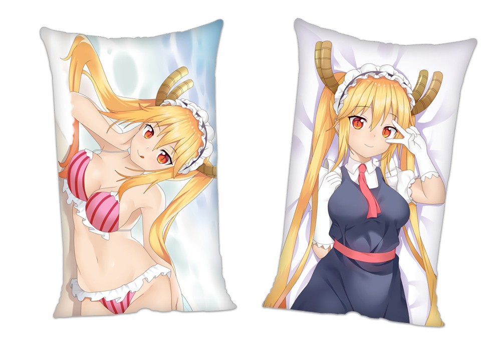 Miss Kobayashi s Dragon Maid Tohru Anime 2Way Tricot Air Pillow With a Hole 35x55cm(13.7in x 21.6in)