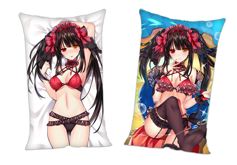 Date A Live Tokisaki Kurumi Anime 2Way Tricot Air Pillow With a Hole 35x55cm(13.7in x 21.6in)