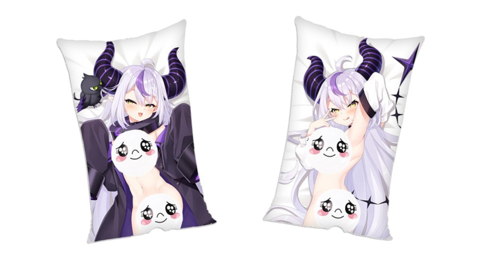 Virtual Youtuber La Darknesss Anime 2Way Tricot Air Pillow With a Hole 35x55cm(13.7in x 21.6in)