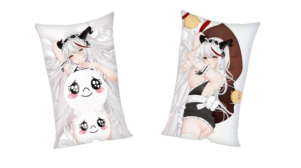 Azur Lane KMS Agir Anime 2Way Tricot Air Pillow With a Hole 35x55cm(13.7in x 21.6in)