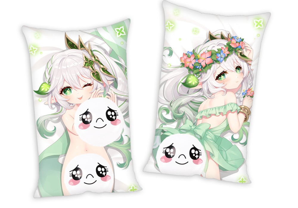 Genshin Impact Nahida Anime Two Way Tricot Air Pillow With a Hole 35x55cm(13.7in x 21.6in)