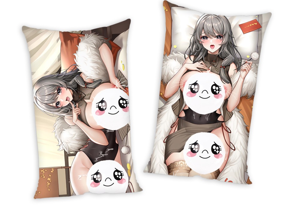 Azur Lane Anime Two Way Tricot Air Pillow With a Hole 35x55cm(13.7in x 21.6in)