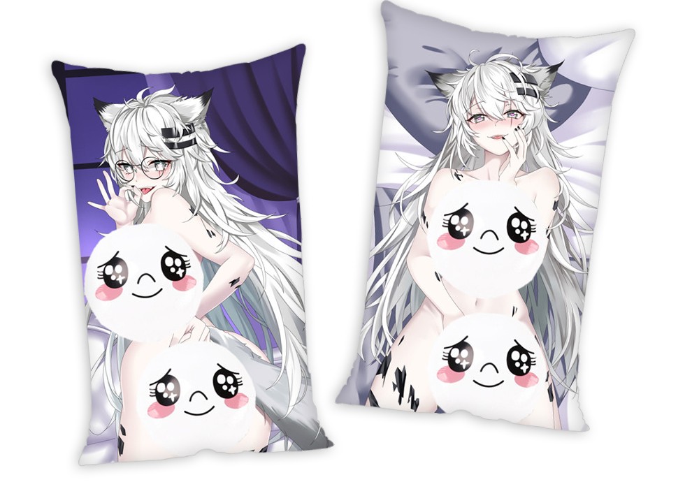 Arknights Lappland Anime Two Way Tricot Air Pillow With a Hole 35x55cm(13.7in x 21.6in)