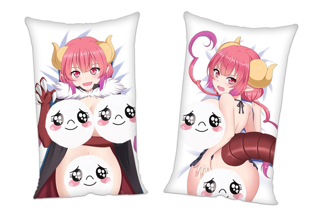 Miss Kobayashi s Dragon Maid Iruru Anime 2Way Tricot Air Pillow With a Hole 35x55cm(13.7in x 21.6in)