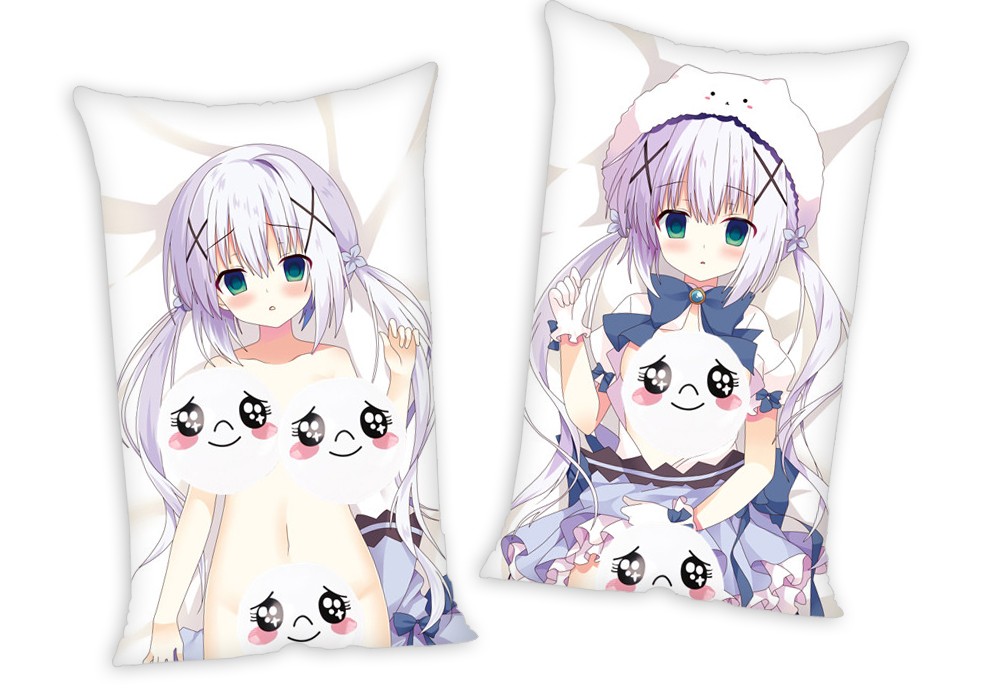 Is the Order a Rabbit Chino Kafu Anime Two Way Tricot Air Pillow With a Hole 35x55cm(13.7in x 21.6in)