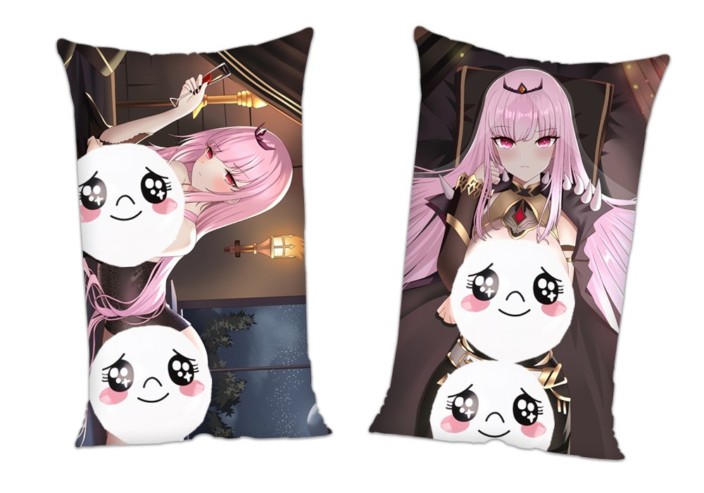 Virtual Youtuber Mori Calliope Anime 2Way Tricot Air Pillow With a Hole 35x55cm(13.7in x 21.6in)