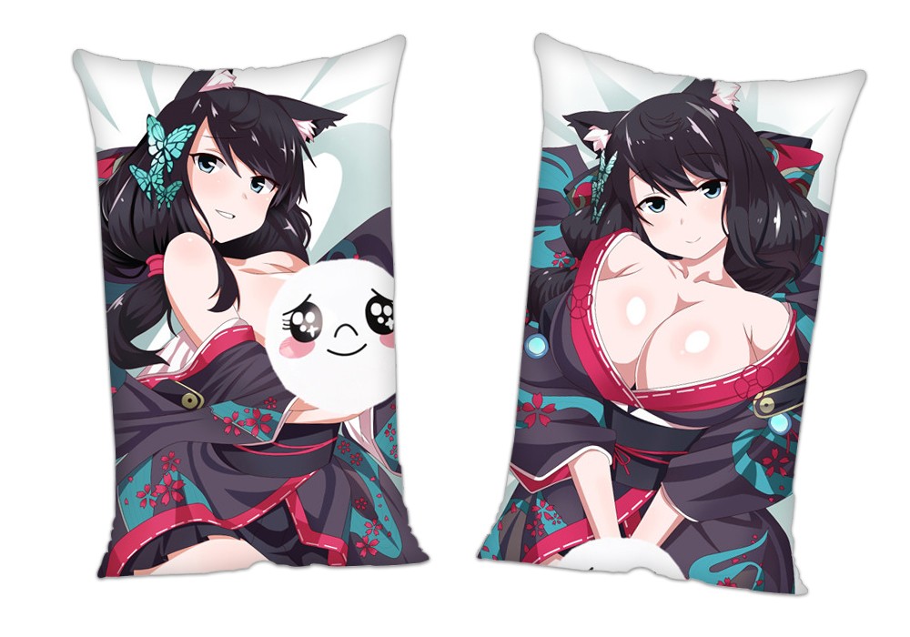 Azur Lane Akagi Anime 2Way Tricot Air Pillow With a Hole 35x55cm(13.7in x 21.6in)