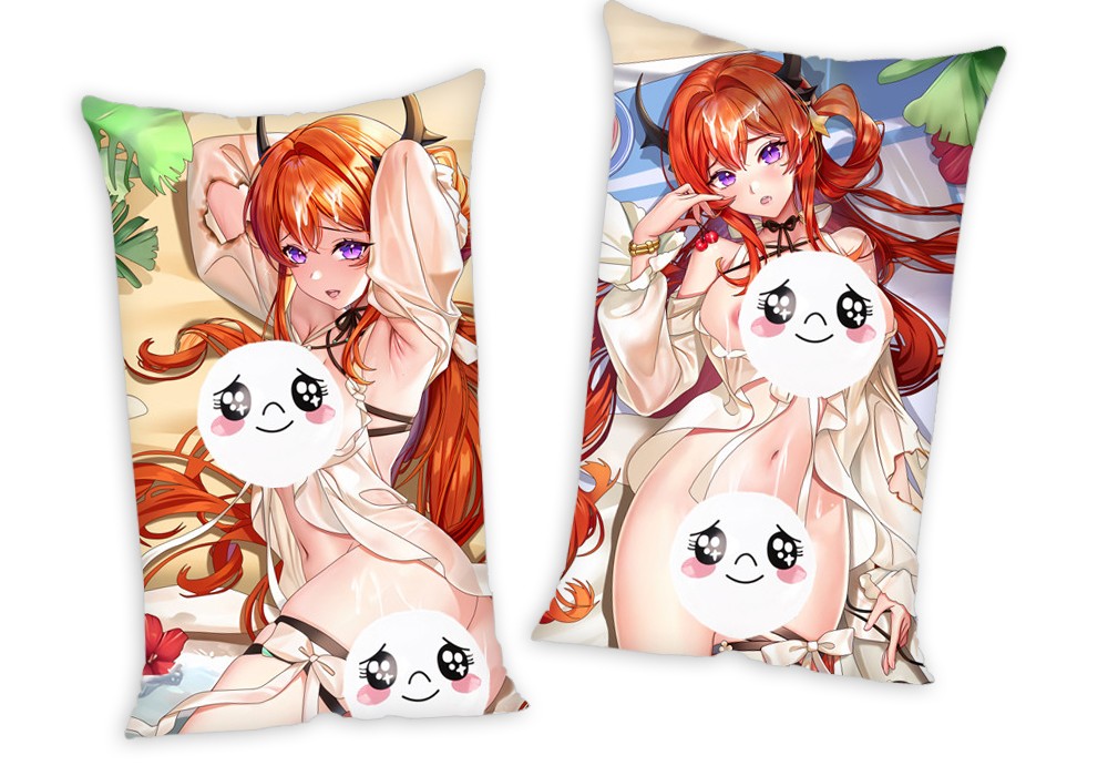 Arknights Surtr 42 Anime Two Way Tricot Air Pillow With a Hole 35x55cm(13.7in x 21.6in)