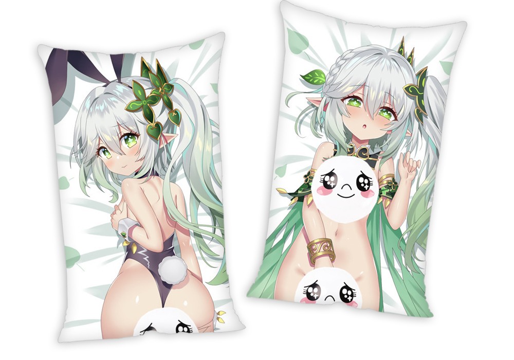 Genshin Impact Nahida Anime Two Way Tricot Air Pillow With a Hole 35x55cm(13.7in x 21.6in)