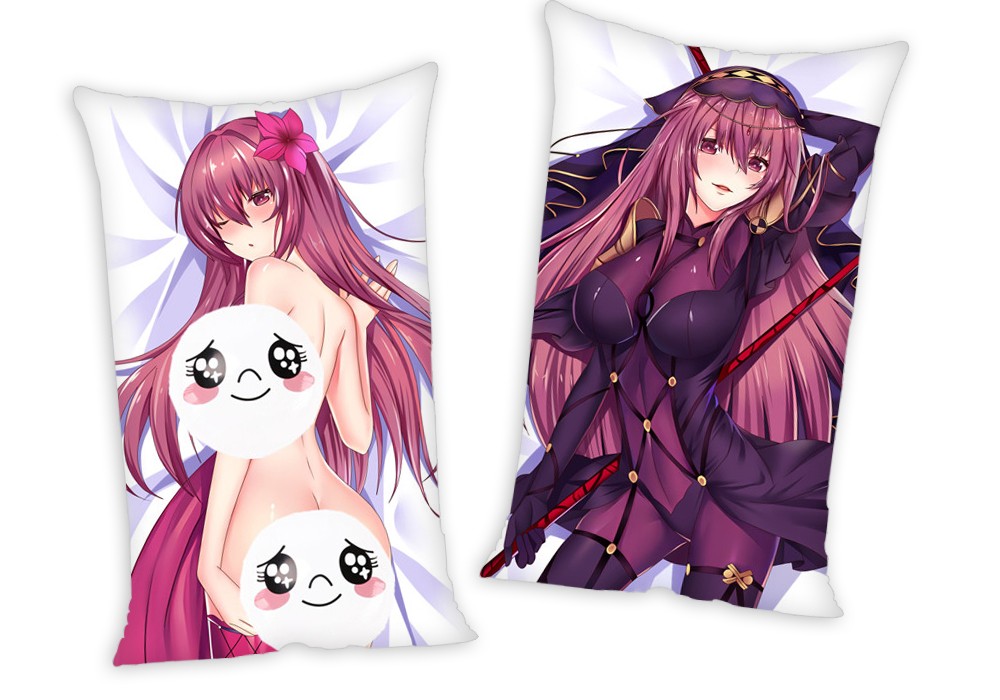 Fate Grand Order FGO Scathach Anime Two Way Tricot Air Pillow With a Hole 35x55cm(13.7in x 21.6in)